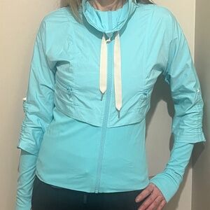 Lululemon Rare Aqua blue athletic jacket